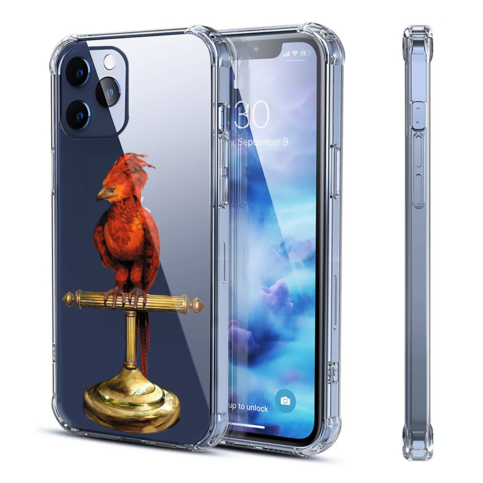 （画像用） Harry Potter ハリー・ポッターシリーズ 【iPhone 12シリーズ対応】透明スマホケース（クリアソフトケース）